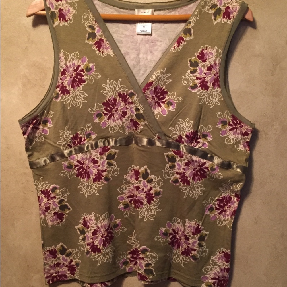 Cute Floral Tank Top